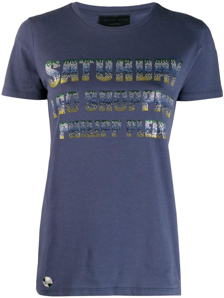 Philipp Plein Saturday T-shirt - Blue