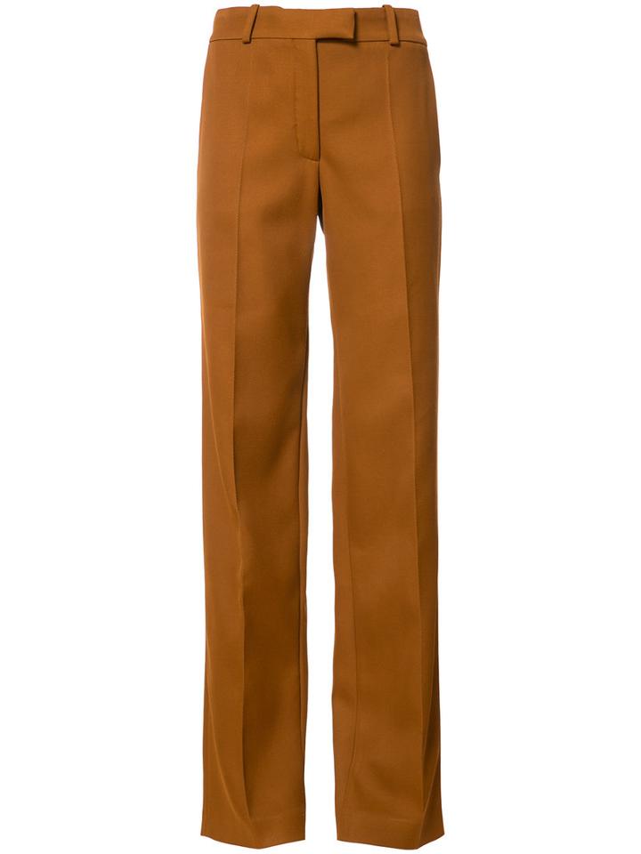 Nina Ricci High Waisted Trousers, Women's, Size: 38, Green, Cotton