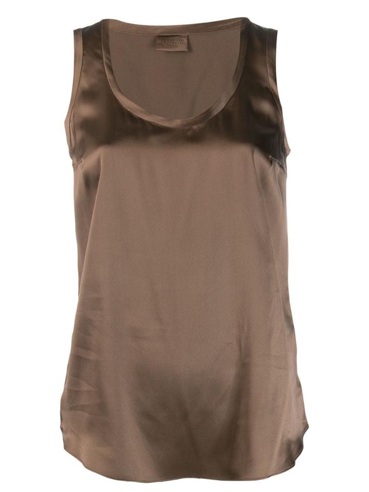 Brunello Cucinelli Classic Tank Top - Brown