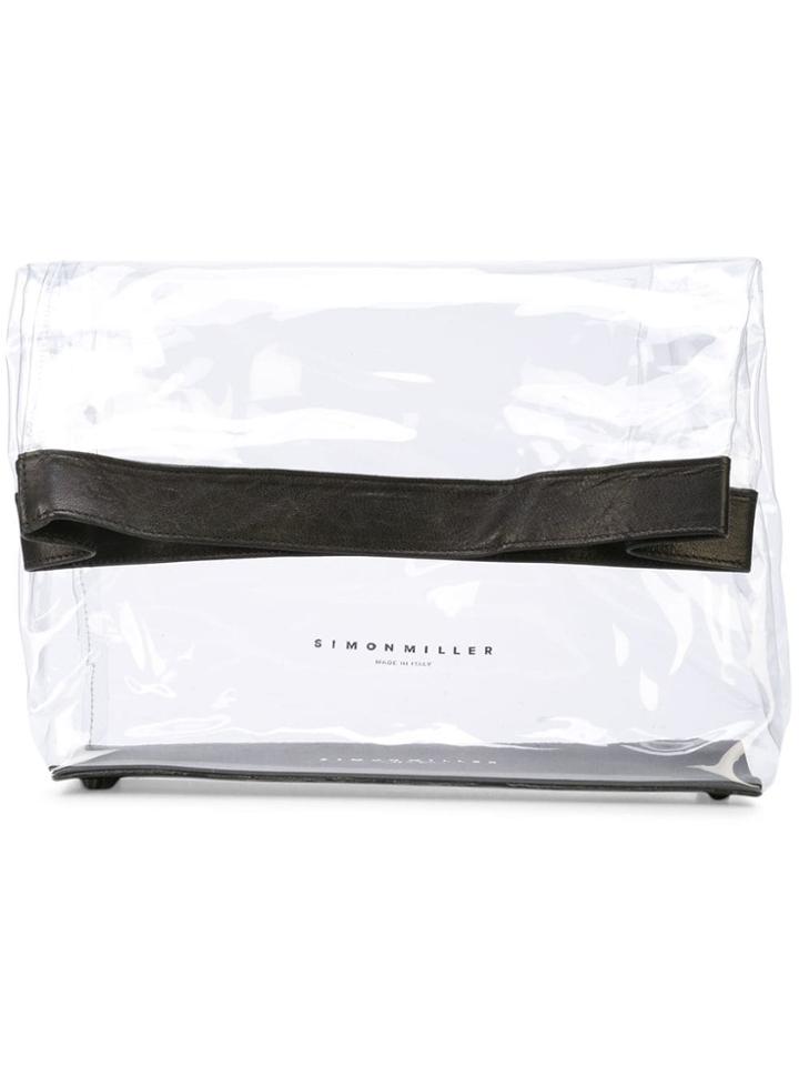 Simon Miller Sheer Clutch Bag - Black