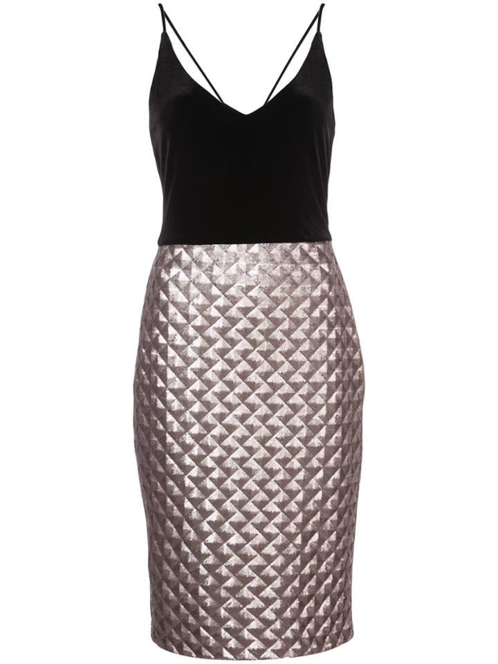 Black Halo Fitted Dress