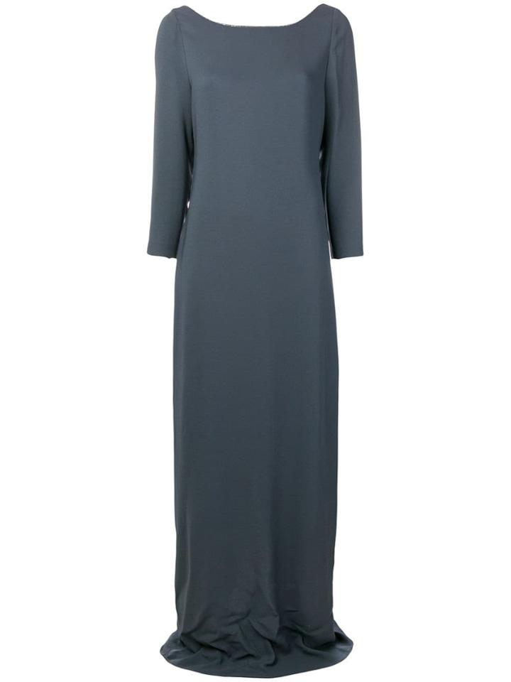 Fabiana Filippi V Back Dress - Grey