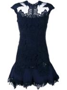 Jonathan Simkhai Macrame Lace Mini Dress, Women's, Size: 6, Blue, Viscose/acetate/spandex/elastane/rayon