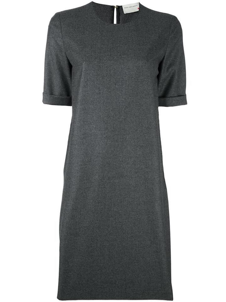 Maison Rabih Kayrouz Fold Sleeve T-shirt Dress, Women's, Size: 38, Grey, Cashmere/wool