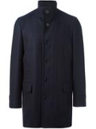 Canali Stand Up Collar Coat