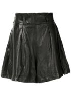 Issey Miyake Vintage High-waisted Shorts - Black