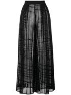 Missoni Sheer Layered Trousers - Black