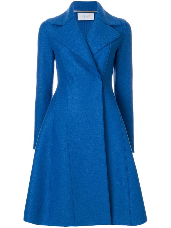 Harris Wharf London Double Breasted Flared Coat - Unavailable