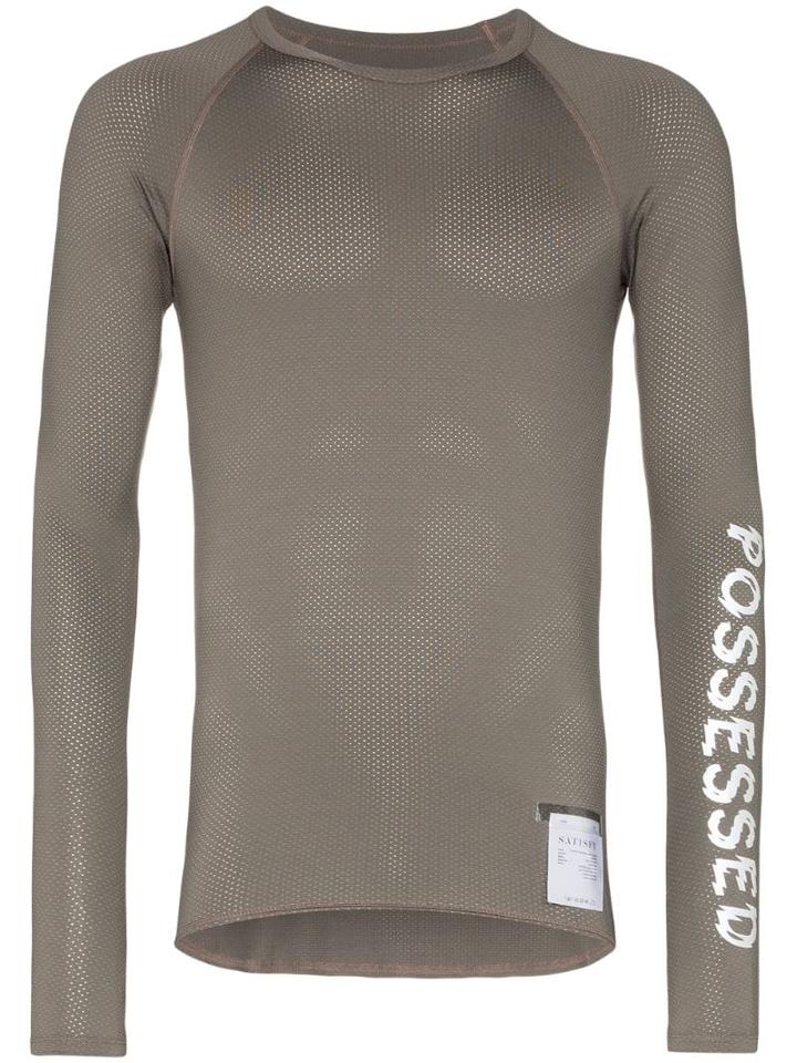 Satisfy Thermal Base Compression Top - Grey