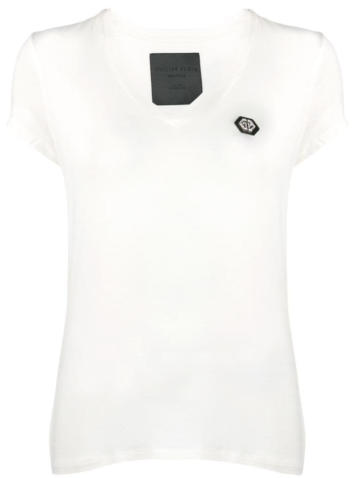 Philipp Plein Original V-neck T-shirt - White