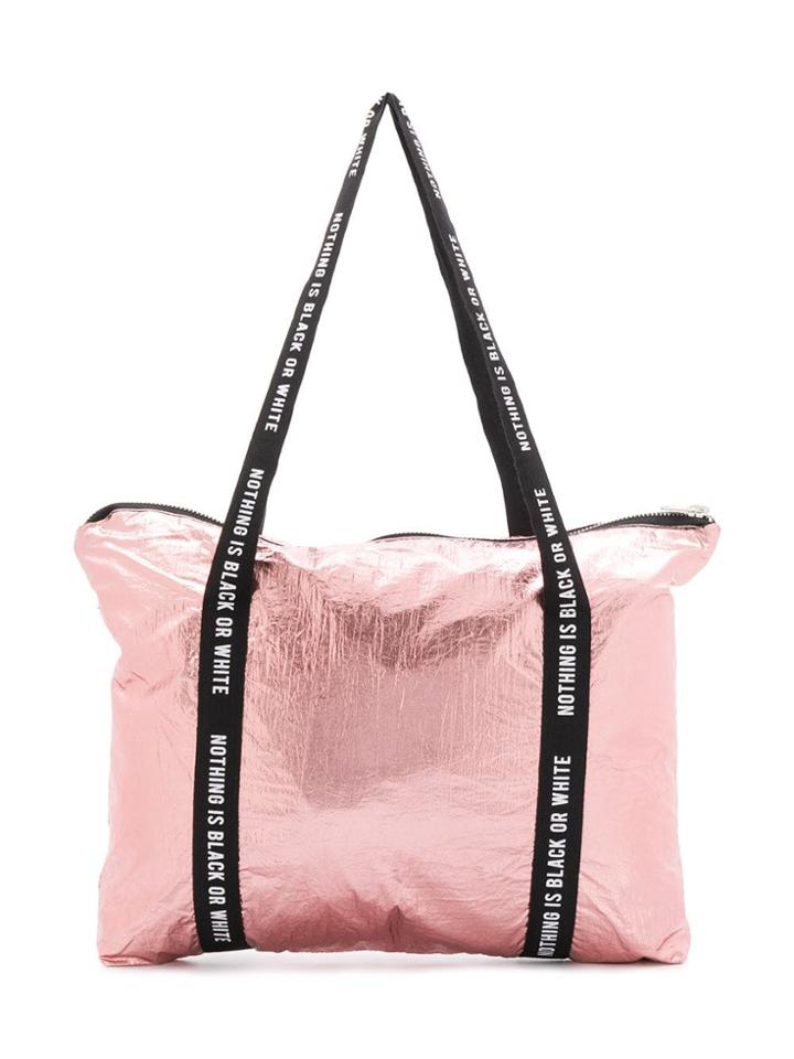 Andorine Metallic Shoulder Bag - Pink