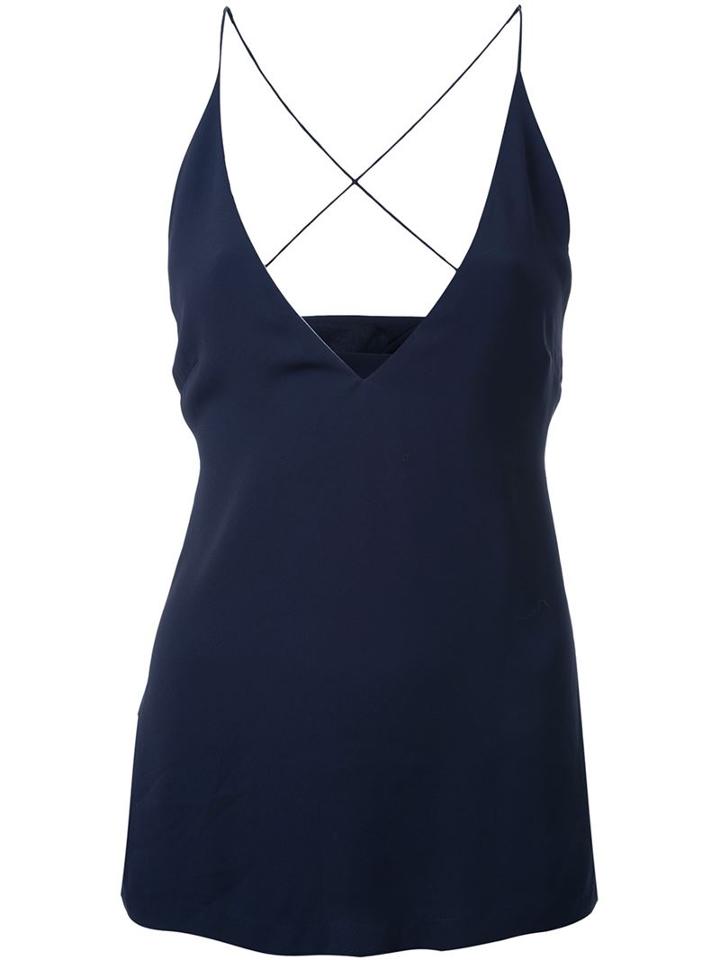 Dion Lee Fine Line Cami, Women's, Size: 8, Blue, Polyester