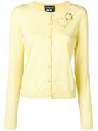 Boutique Moschino Classic Cardigan With Bow Detail - Yellow