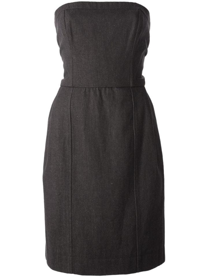 Yves Saint Laurent Pre-owned Strapless Dress - Grey