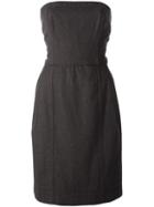 Yves Saint Laurent Pre-owned Strapless Dress - Grey