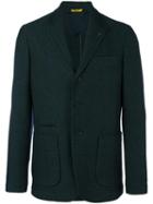 Canali 'key' Blazer, Men's, Size: 54, Green, Cotton/cupro/wool
