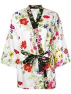 Blugirl Floral Print Kimono - White