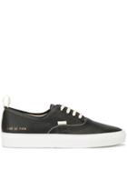 Common Projects Pebbled Leather Low-top Sneakers - Black