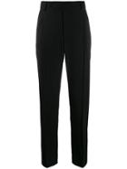 Styland Pleated Straight Leg Trousers - Black