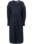 École De Curiosités Longsleeved Dress - Blue