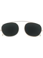 Moscot Clip-on Sunglasses - Metallic