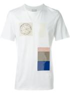 Cy Choi Patch Detail T-shirt, Men's, Size: L, White, Cotton/polyurethane/polyester