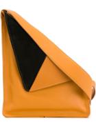 J.w.anderson Asymmetric Bi-colour Shoulder Bag, Women's, Nude/neutrals, Calf Leather