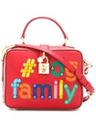 Dolce & Gabbana Dg Family Crossbody Bag, Women's, Red, Calf Leather