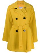 Pierre Cardin Pre-owned 1980s Double-breasted Coat - Yellow