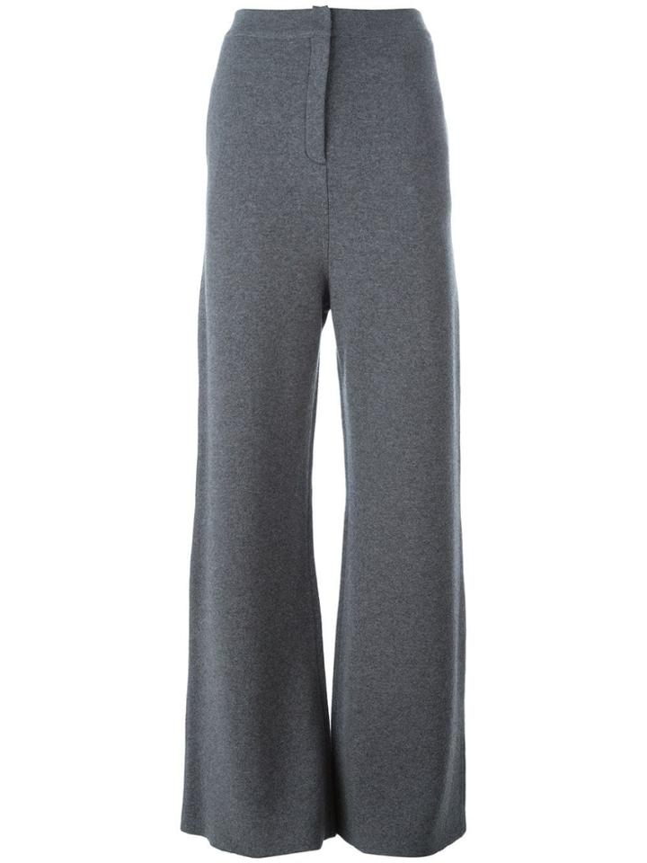 Stella Mccartney Knitted Palazzo Pants - Grey