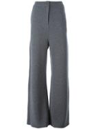 Stella Mccartney Knitted Palazzo Pants - Grey