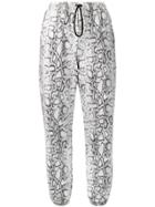 Alexander Wang Snakeskin Print Trousers - Grey