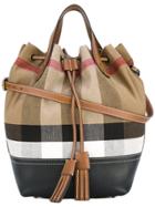 Burberry House Check Bucket Tote - Nude & Neutrals
