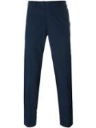 Loro Piana Slim Fit Trousers, Men's, Size: 58, Blue, Cotton/spandex/elastane