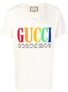 Gucci Cities Cotton T-shirt - Nude & Neutrals