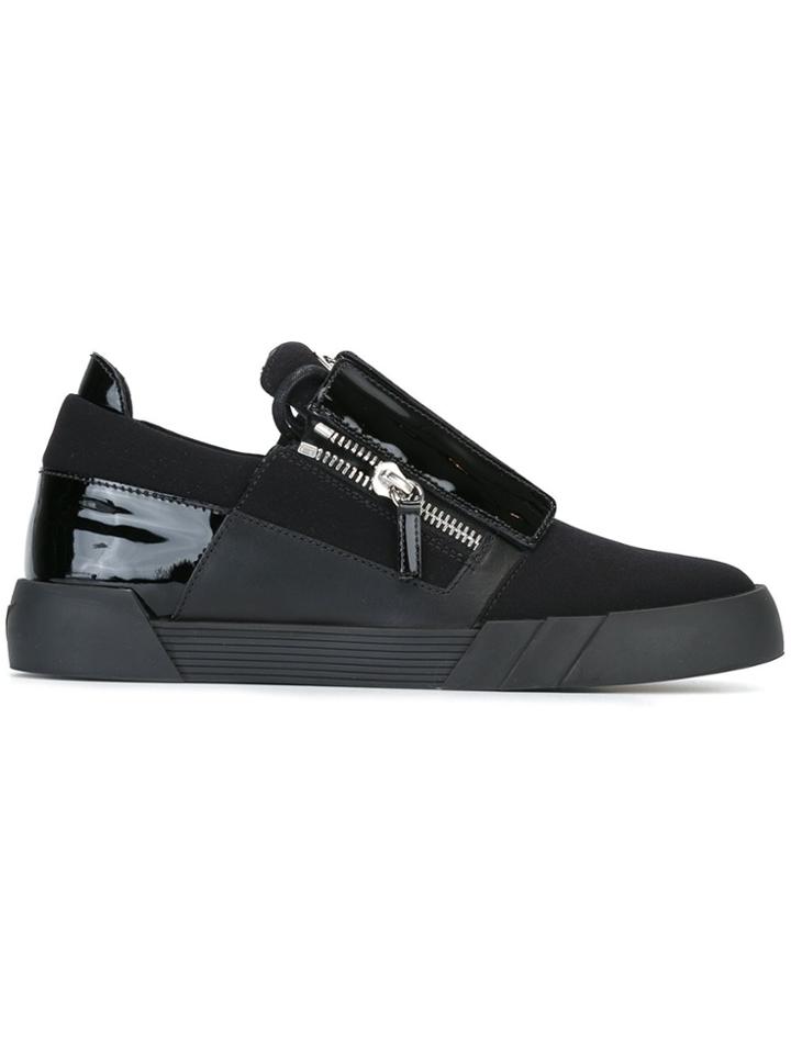 Giuseppe Zanotti Design 'urban Shark' Low-top Sneakers - Black