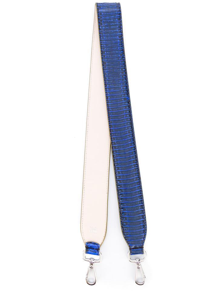 Fendi - Strap You Bag Strap - Women - Leather - One Size, Blue, Leather