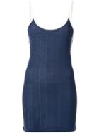 Nagnata Retro Stripe Mini Dress - Blue