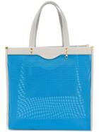 Anya Hindmarch Large Borsa Mesh Tote - Blue