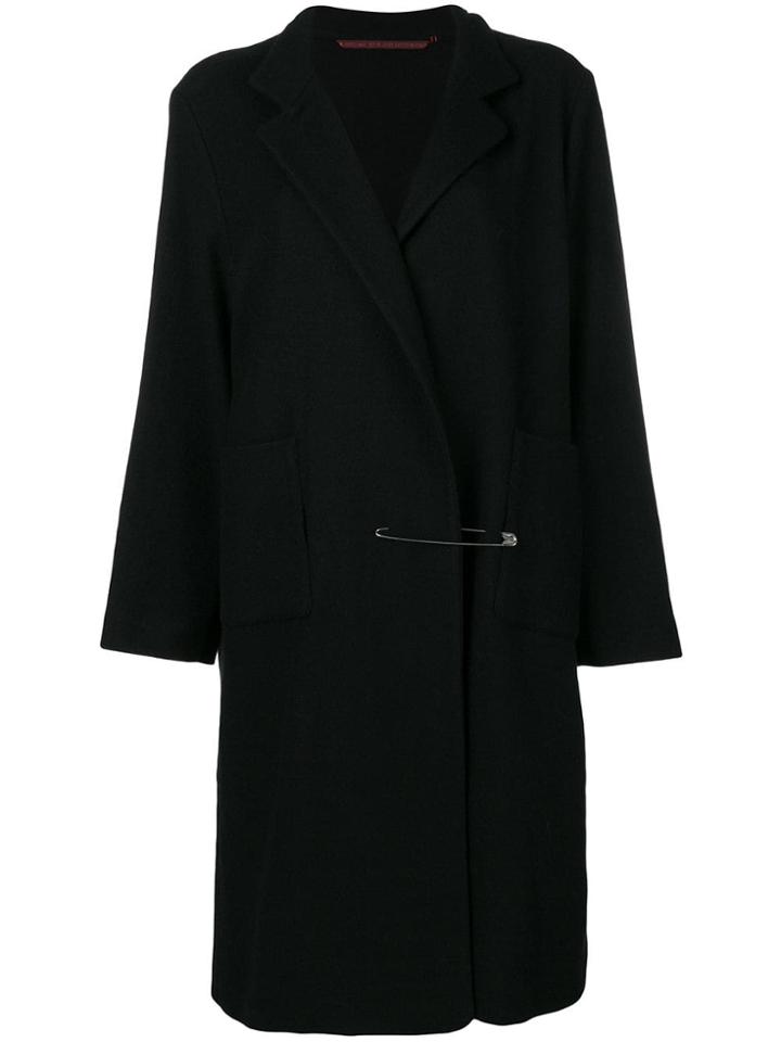 Daniela Gregis Single Breasted Coat - Black