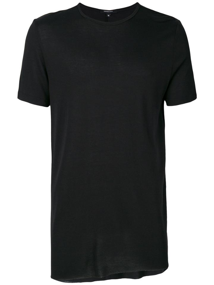 Unconditional Raw Hem T-shirt - Black
