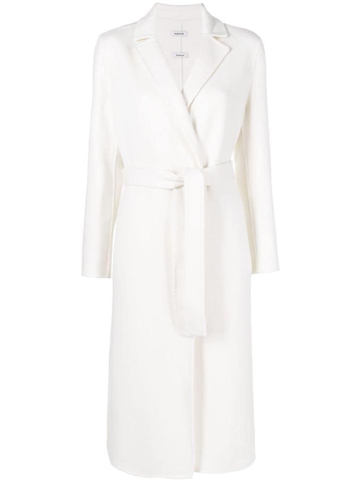 P.a.r.o.s.h. Belted Robe Coat - White