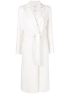 P.a.r.o.s.h. Belted Robe Coat - White