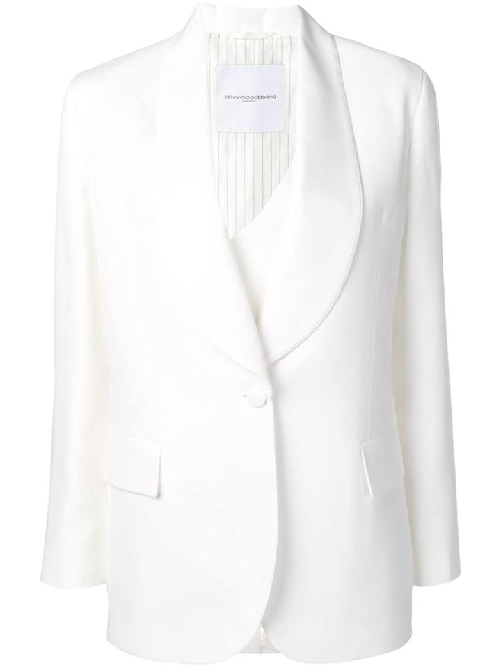 Ermanno Scervino Classic Blazer - White