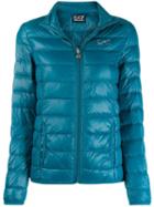 Ea7 Emporio Armani Quilted Jacket - Blue