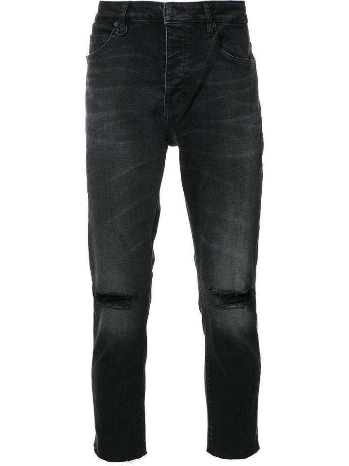 Neuw Ripped Jeans, Men's, Size: 34, Black, Cotton/polyester/spandex/elastane