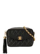 Chanel Pre-owned Turn-lock Pocket Bijou Chain Bag - Black