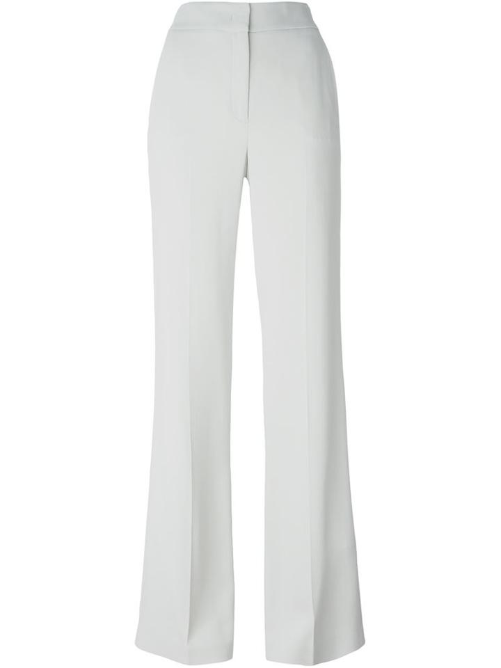 Joseph Flared Trousers, Women's, Size: 40, Grey, Viscose/acetate/spandex/elastane