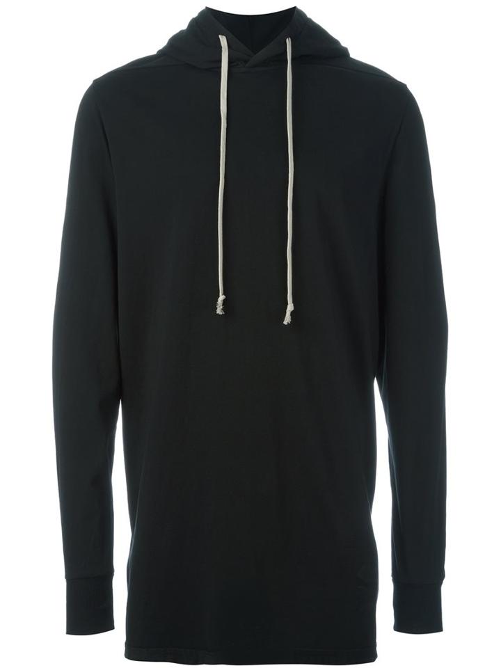 Rick Owens Drkshdw Drawstrings Hoodie, Men's, Size: Xs, Black, Cotton
