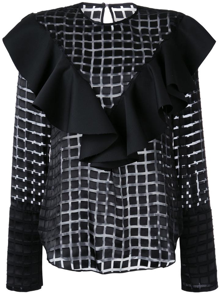 Bianca Spender Valentine Blouse, Women's, Size: 12, Black, Silk/cellulose